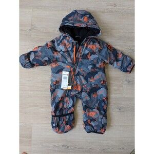 NWT Quiksilver DRYFLIGHT Toddler Insulated Snow Suit Ski Zip Sherpa 3-6M $100